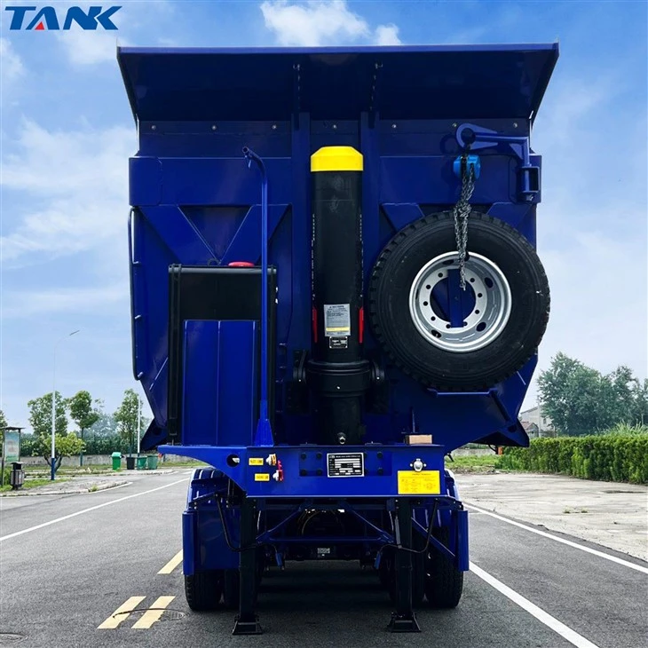 4 Axle Rear Dump Semi Trailer