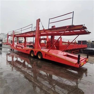 Design 2 eixo de 8 bits semi trailer de porta -carros